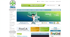Desktop Screenshot of fimca.com.br